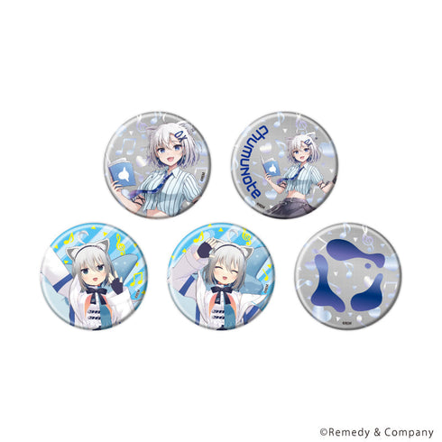 『ChumuNote』缶バッジ01/コンプリートセット(全5種)(公式&描き起こしイラスト)